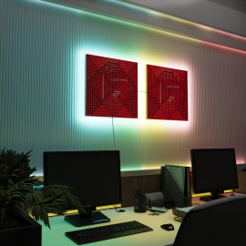 Acoustic Panels "Wilds" with RGB Backlight