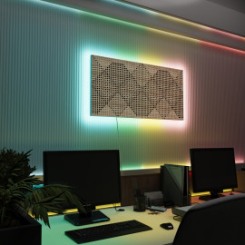 Acoustic Panels "Wilds" with RGB Backlight Together version