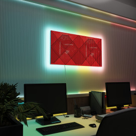 Acoustic Panels "Wilds" with RGB Backlight Together version