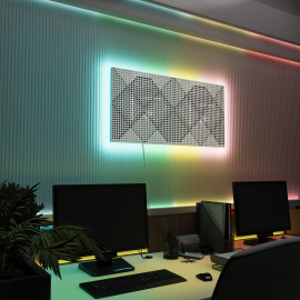 Acoustic Panels "Wilds" with RGB Backlight Together version