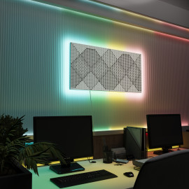 Acoustic Panels "Wilds" with RGB Backlight Together version