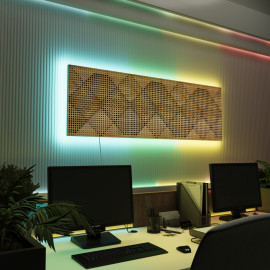 Acoustic Panels "Wilds" with RGB Backlight Together version