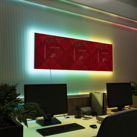 Acoustic Panels "Wilds" with RGB Backlight Together version