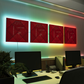Acoustic Panels "Wilds" with RGB Backlight