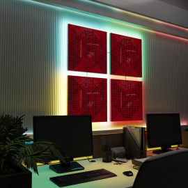 Acoustic Panels "Wilds" with RGB Backlight