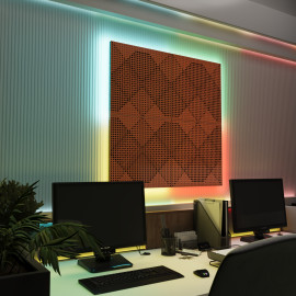 Acoustic Panels "Wilds" with RGB Backlight Together version