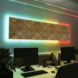 Acoustic Panels "Wilds" with RGB Backlight Together version