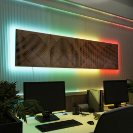 Acoustic Panels "Wilds" with RGB Backlight Together version