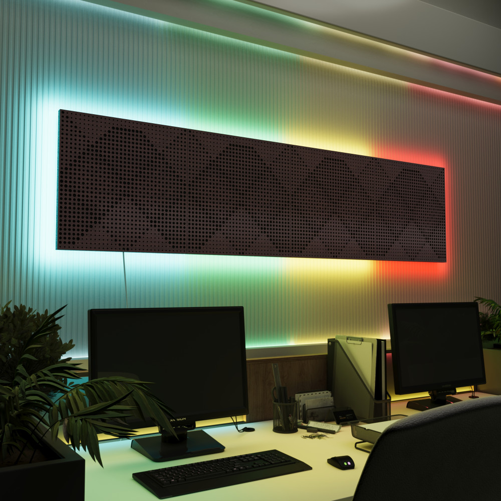 Acoustic Panels "Wilds" with RGB Backlight Together version