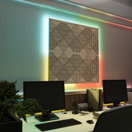 Acoustic Panels "Wilds" with RGB Backlight Together version
