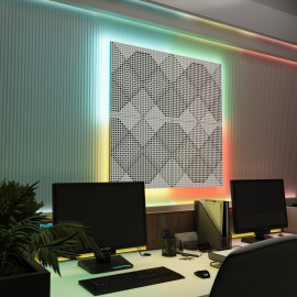 Acoustic Panels "Wilds" with RGB Backlight Together version