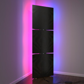 Acoustic Mobile Wall RGB Floor Stand with Bass Traps UNIVERSE