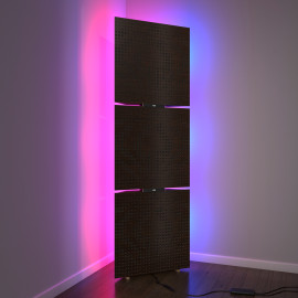 Acoustic Mobile Wall RGB Floor Stand with Bass Traps UNIVERSE