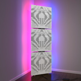 Acoustic Mobile Wall RGB Floor Stand with Bass Traps UNIVERSE