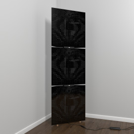 Acoustic Mobile Wall RGB Floor Stand with Bass Traps UNIVERSE