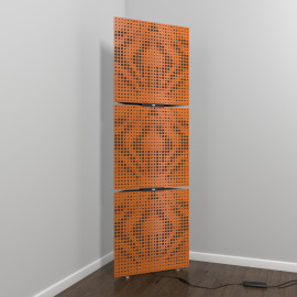 Acoustic Mobile Wall RGB Floor Stand with Bass Traps UNIVERSE