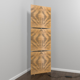 Acoustic Mobile Wall RGB Floor Stand with Bass Traps UNIVERSE