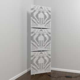 Acoustic Mobile Wall RGB Floor Stand with Bass Traps UNIVERSE