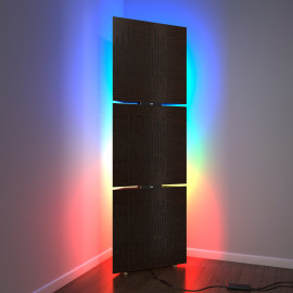 Acoustic Mobile Wall RGB Floor Stand with Bass Traps WAVE
