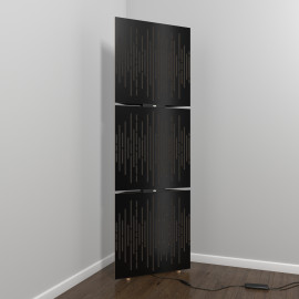 Acoustic Mobile Wall RGB Floor Stand with Bass Traps WAVE