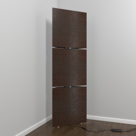 Acoustic Mobile Wall RGB Floor Stand with Bass Traps WAVE