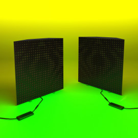 Acoustic Mobile Wall RGB Desk Stand with Bass Traps UNIVERSE