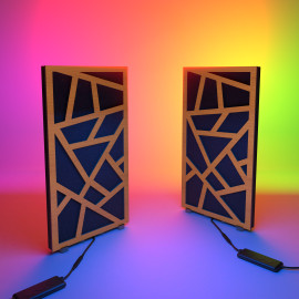 Acoustic Mobile Wall RGB Desk Stand with Panels SKYROSS-mini