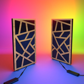 Acoustic Mobile Wall RGB Desk Stand with Panels SKYROSS-mini