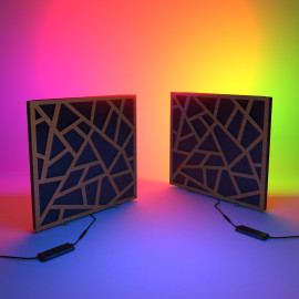 Acoustic Mobile Wall RGB Desk Stand with Panels SKYROSS