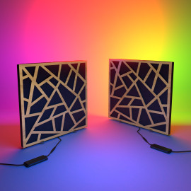 Acoustic Mobile Wall RGB Desk Stand with Panels SKYROSS