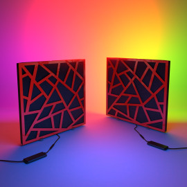 Acoustic Mobile Wall RGB Desk Stand with Panels SKYROSS