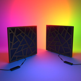 Acoustic Mobile Wall RGB Desk Stand with Panels SKYROSS