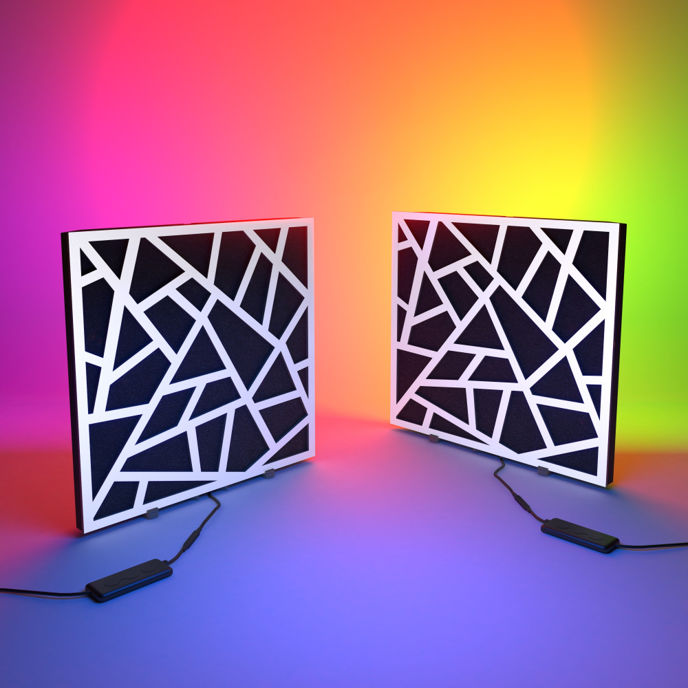 Acoustic Mobile Wall RGB Desk Stand with Panels SKYROSS