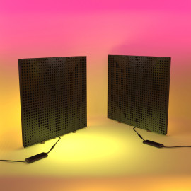 Acoustic Mobile Wall RGB Desk Stand with Panels WILDS