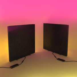 Acoustic Mobile Wall RGB Desk Stand with Panels WILDS