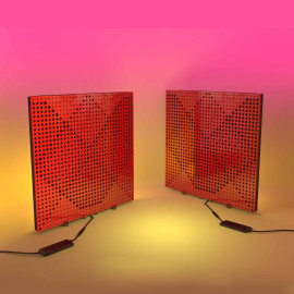 Acoustic Mobile Wall RGB Desk Stand with Panels WILDS