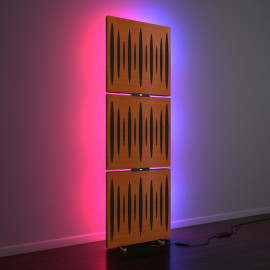 Acoustic Mobile Wall RGB Floor Stand with Panels Pulsar