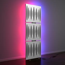 Acoustic Mobile Wall RGB Floor Stand with Panels Pulsar