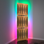 Acoustic Mobile Wall RGB Floor Stand with Bass Traps PULSE