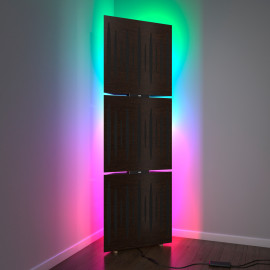 Acoustic Mobile Wall RGB Floor Stand with Bass Traps PULSE