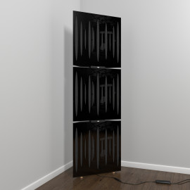 Acoustic Mobile Wall RGB Floor Stand with Bass Traps PULSE