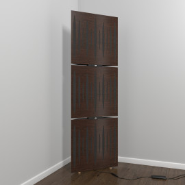 Acoustic Mobile Wall RGB Floor Stand with Bass Traps PULSE