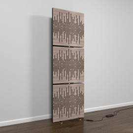 Acoustic Mobile Wall RGB Floor Stand with Panels Wave