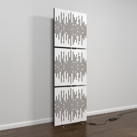 Acoustic Mobile Wall RGB Floor Stand with Panels Wave