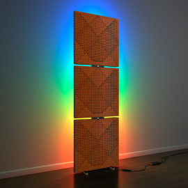 Acoustic Mobile Wall RGB Floor Stand with Panels Wilds