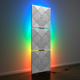 Acoustic Mobile Wall RGB Floor Stand with Panels Wilds