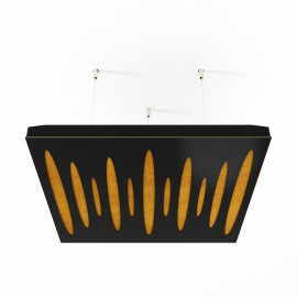 Acoustic Ceiling Panels «Pulsar-F» Black