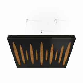Acoustic Ceiling Panels «Pulsar-F» Black