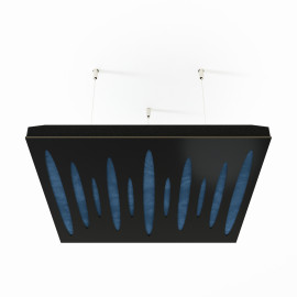 Acoustic Ceiling Panels «Pulsar-F» Black