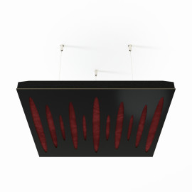 Acoustic Ceiling Panels «Pulsar-F» Black